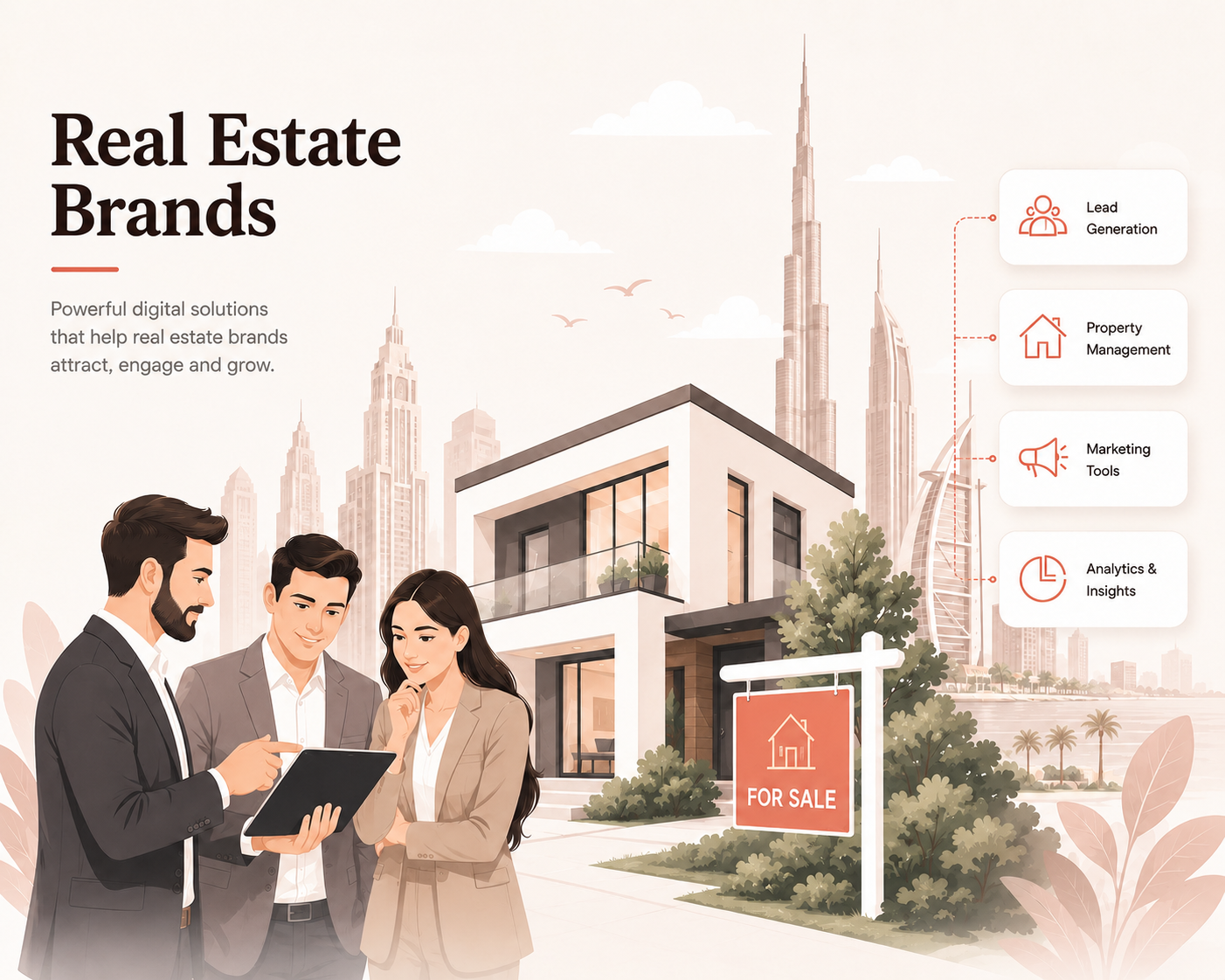 Real estate content and property marketing